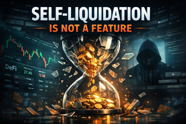 Self-Liquidation Is Not a Feature
